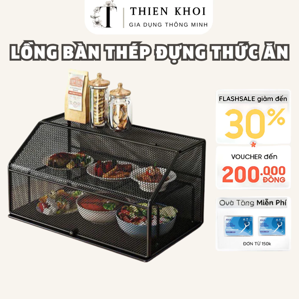 Lồng Bàn Thép Đa Tầng: Mẹo Lựa Chọn Và Sử Dụng Hiệu Quả Để Tránh Côn Trùng Ngoài Ý Muốn
