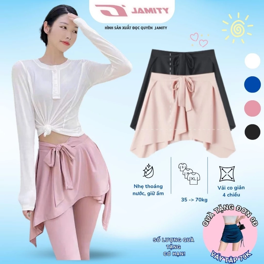 Mặc váy thể thao đi tập gym, đạp xe có thoải mái không?