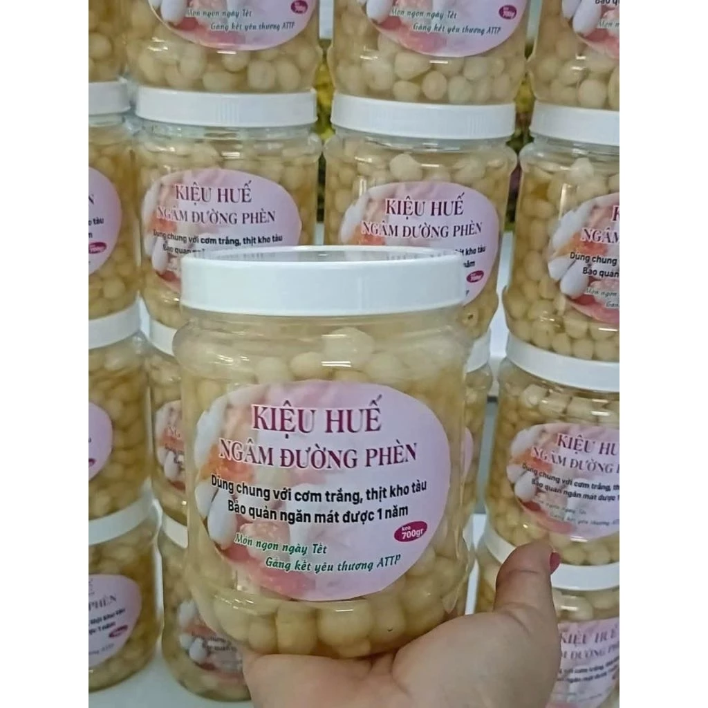 Làm sao để kiệu Huế ngâm đường phèn không bị mất ngon sau một thời gian bảo quản?