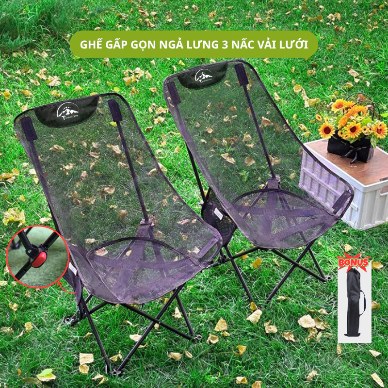 Ghế Dã Ngoại Gấp Gọn – Lầm Lẻn Người Mới Đi Du Lịch Thường Mắc Phải