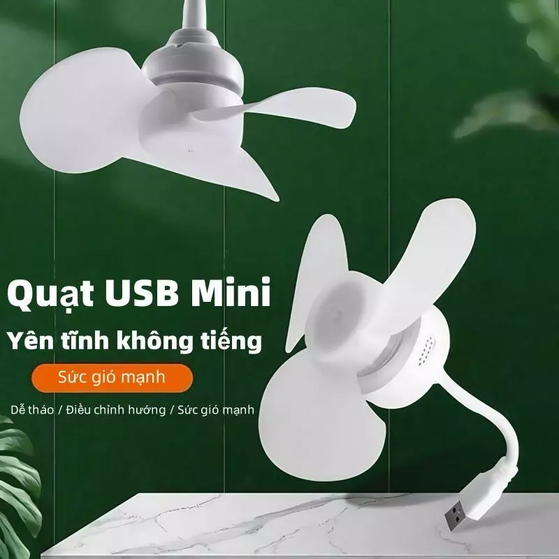 Mua quạt cầm tay sạc USB về mới phát hiện ra điều này, thực sự rất hữu ích khi đi du lịch!