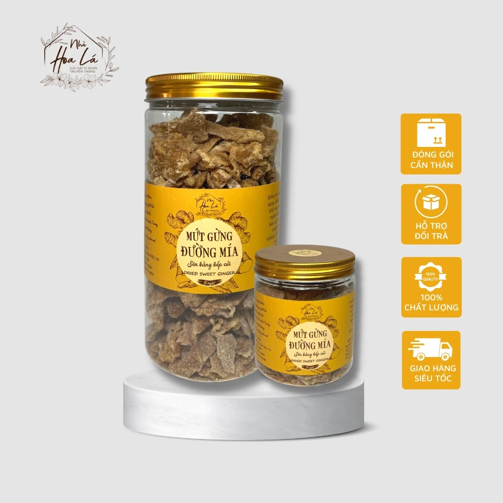 Làm sao để mứt gừng Huế đường mía hữu cơ không bị ngấy khi ăn cùng trà?