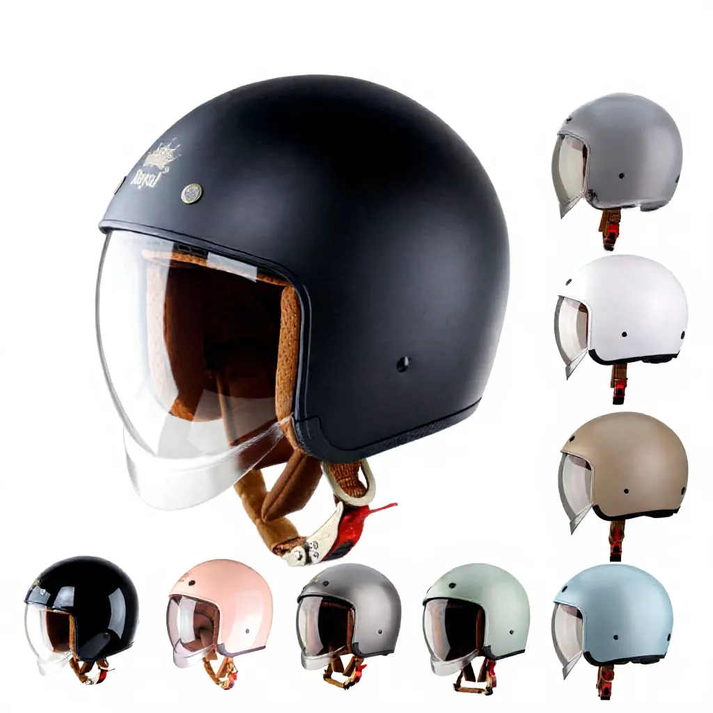 Mũ bảo hiểm 3/4 có thực sự an toàn khi đi xe máy? Đánh giá chi tiết về Royal M139 kính âm