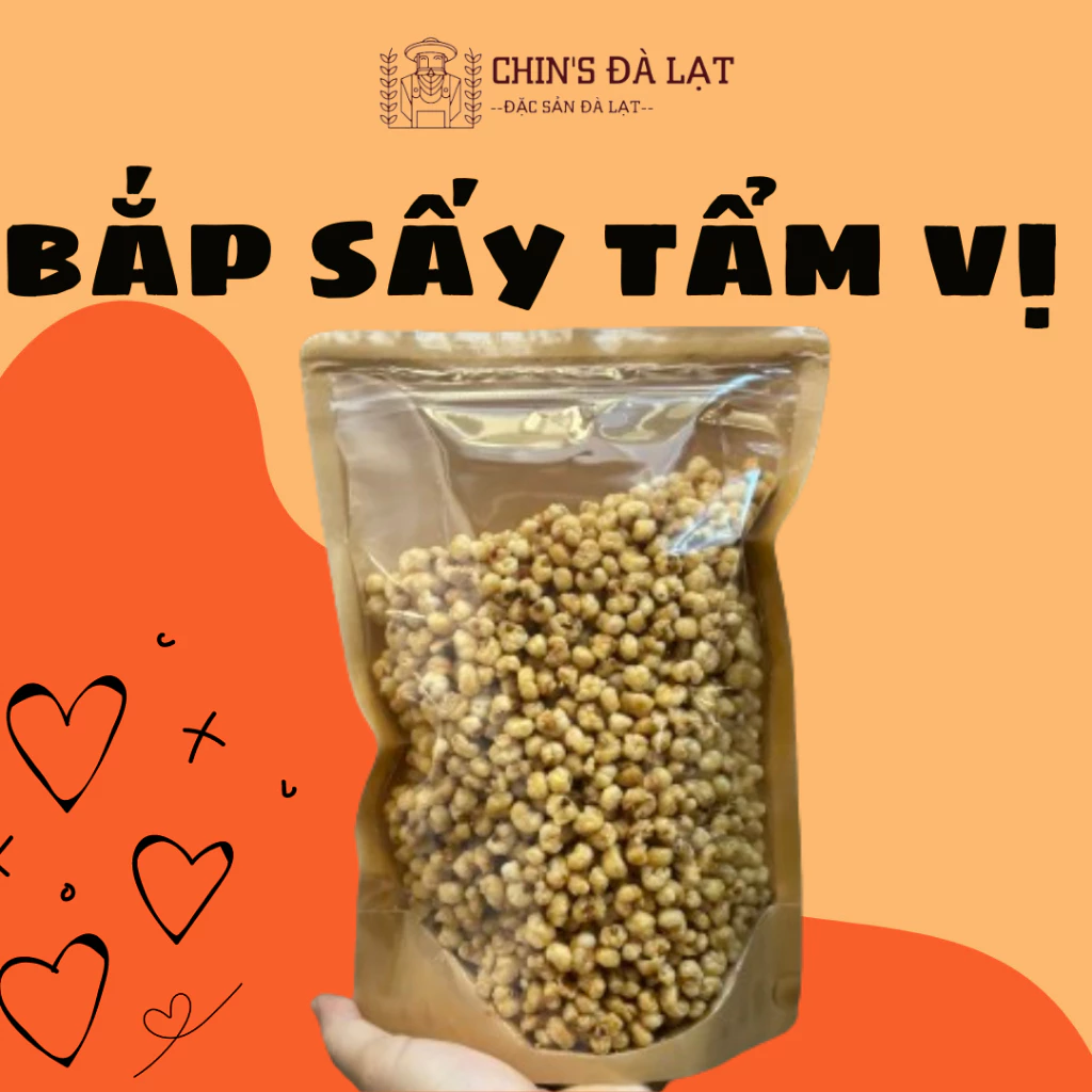 Làm sao để bắp trắng sấy vị Chin’s Đà Lạt không bị ỉu sau khi mở gói?