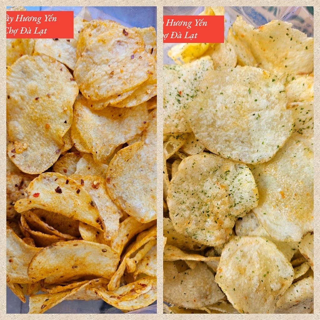 Làm thế nào để chọn khoai tây sấy ngon, không hóa chất và an toàn cho sức khỏe?