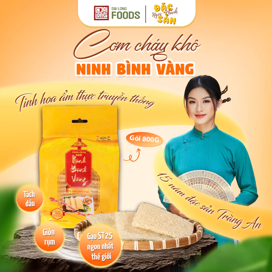 Làm thế nào để cơm cháy khô chưa chiên vẫn giòn rụm sau khi mở gói?