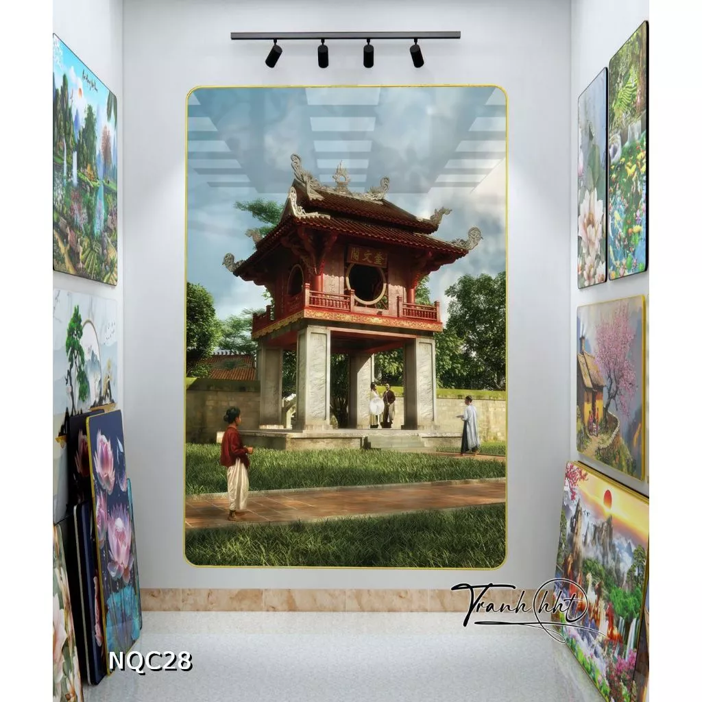 Làm thế nào để treo tranh gương Hà Nội đẹp mà không sợ bị lỗi phong thủy?