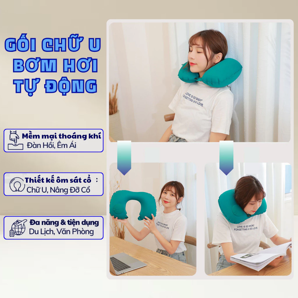 Làm thế nào để chọn gối bơm hơi hình chữ U phù hợp cho chuyến du lịch không đau lưng?