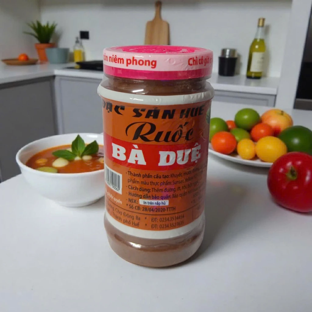 Mắm Ruốc Bà Duệ Nấu Bún Bò Chấm Trái Cây – Bí Quyết Để Món Ăn Huế Không Còn Nhàm Chán