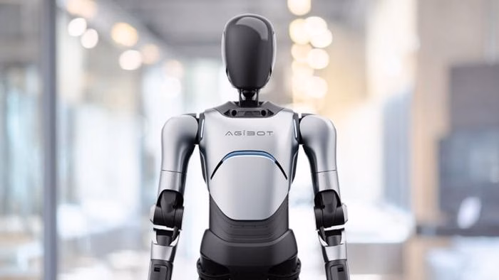 AgiBot A2 humanoid robot at CES 2026