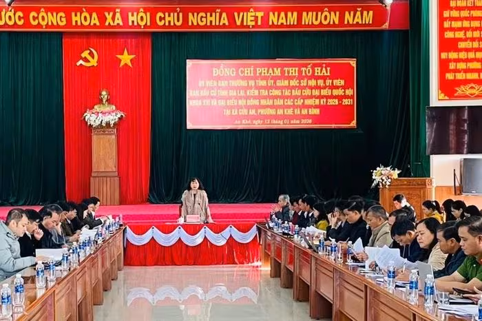 Báo cáo chuẩn bị bầu cử tại An Khê, An Bình, Cửu An