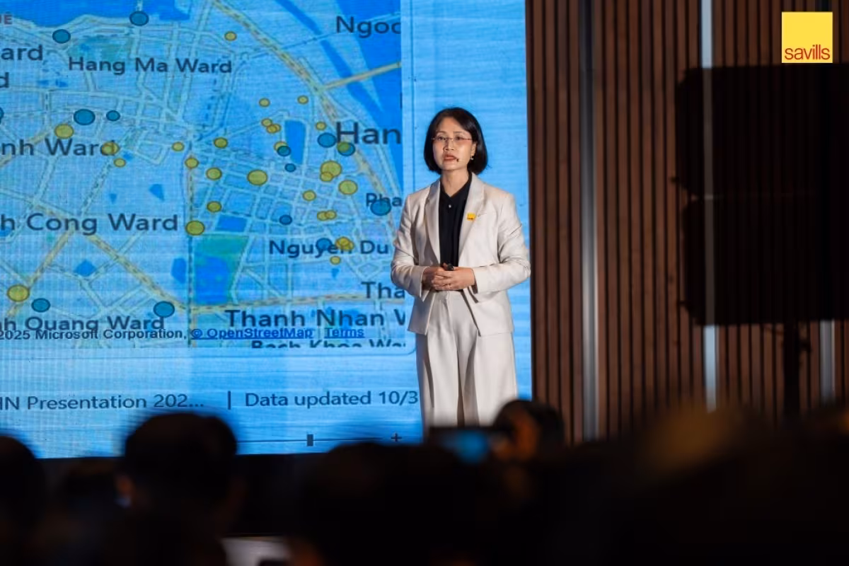Báo cáo Savills 2025: Thị trường căn hộ & bán lẻ Hà Nội tăng trưởng mạnh