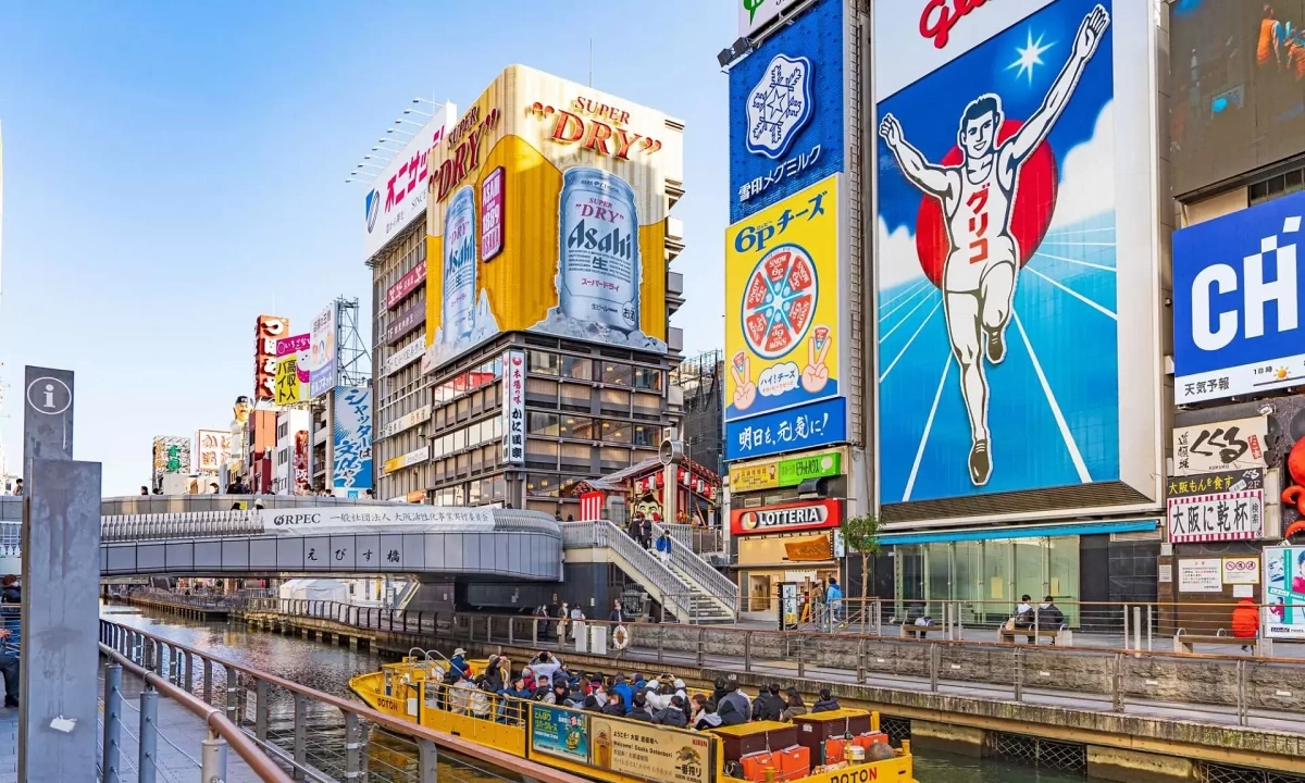 Bí mật đằng sau biển quảng cáo Glico Running Man – 91 năm không thay đổi tại Osaka