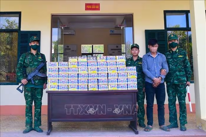 Bộ đội Biên phòng Đồng Nai bắt giữ 28 tuổi vận chuyển 160kg pháo hoa nổ