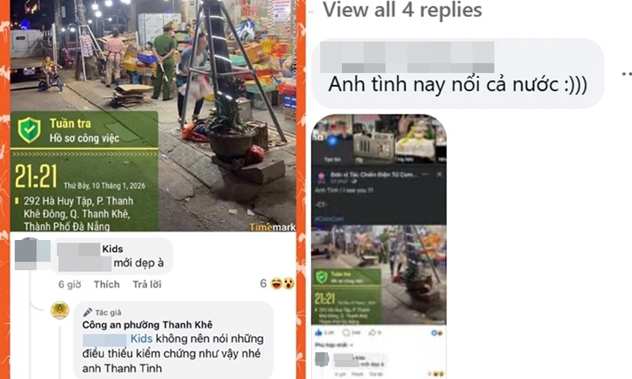 Cảnh sát Thanh Khê lộ danh tính thật từ nickname Facebook