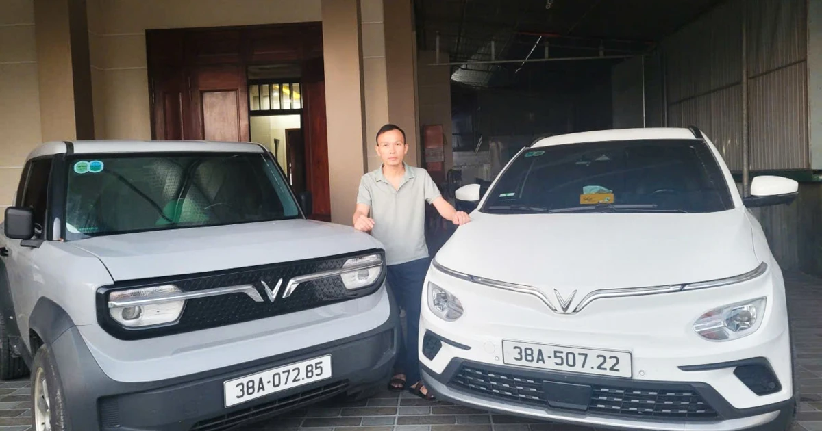 Câu chuyện chuyển đổi: Gia đình giảng viên Hà Tĩnh bỏ xe xăng, sở hữu 2 xe điện VinFast trong 1 năm