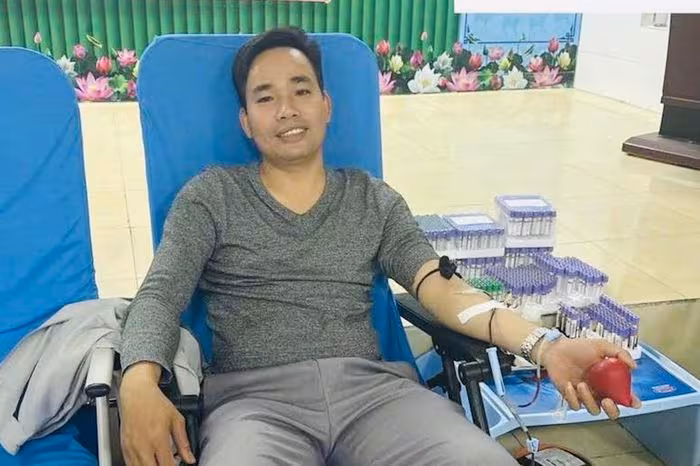 Đại úy công an hiến máu cứu bé tan máu bẩm sinh trong giờ nguy kịch