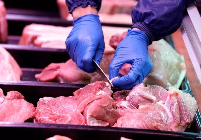 Dấu hiệu sán trong thịt heo Thịt heo có bọc sán trắng