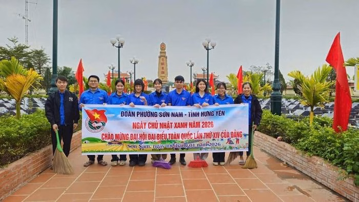 Đo&agrave;n thanh ni&ecirc;n phường Nam Sơn