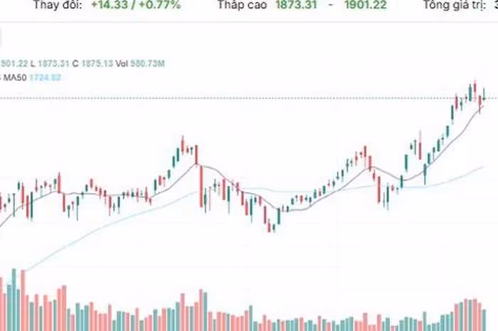 Dự báo xu hướng VN-Index 19/1: Tiếp tục mua cổ phiếu với tỷ trọng 30‑50%