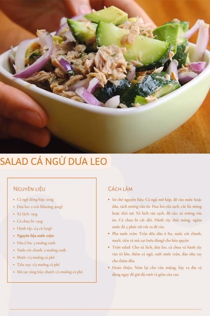 Dưa leo tươi gi&ograve;n &ndash; yếu tố l&agrave;m salad th&ecirc;m độ gi&ograve;n