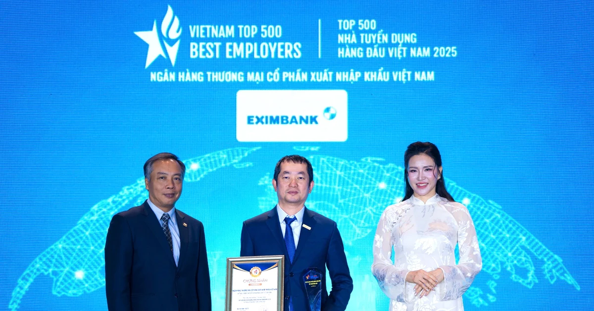 Eximbank xuất sắc giành 3 giải thưởng tại Lễ vinh danh doanh nghiệp 2025