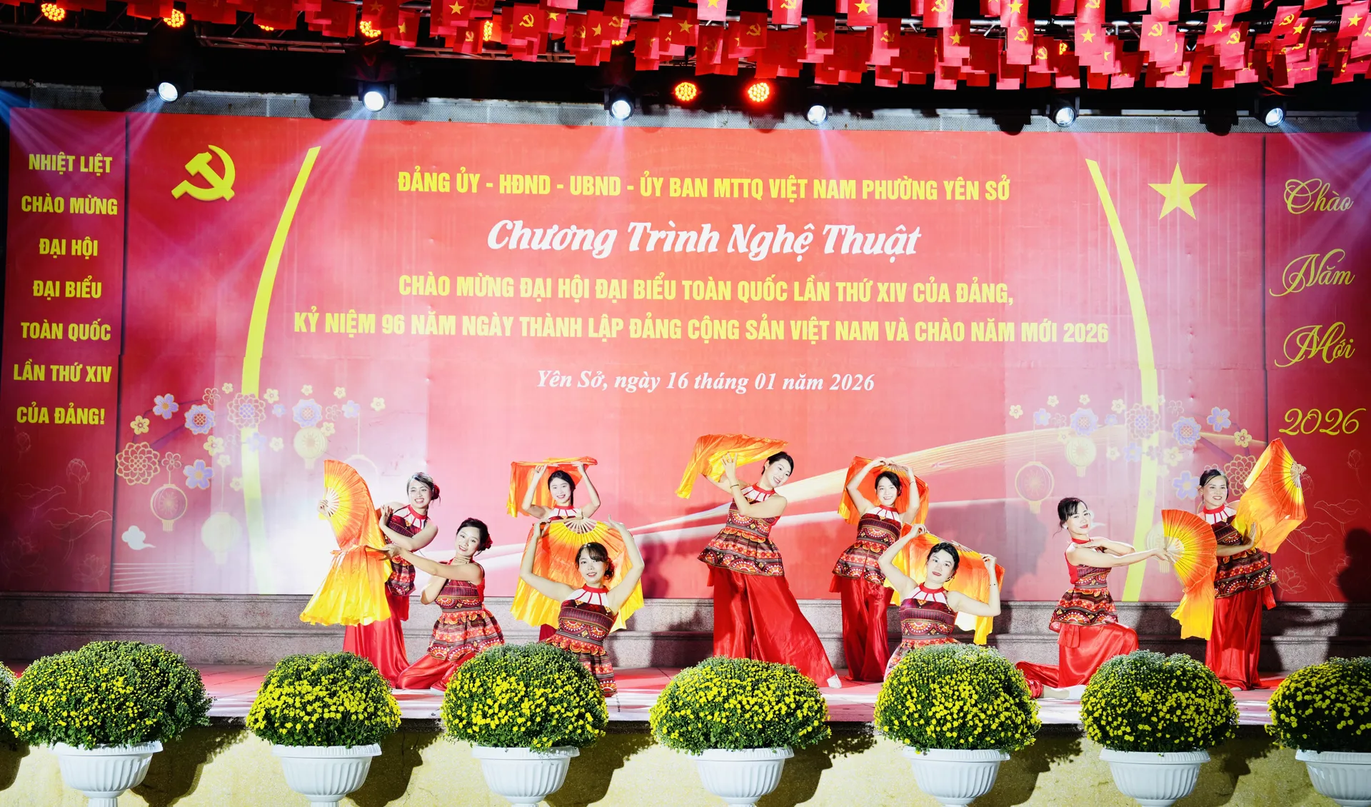 Tiết mục &ldquo;Sắc mộng qu&ecirc; hương&rdquo; của Trường Mầm non Y&ecirc;n Sở