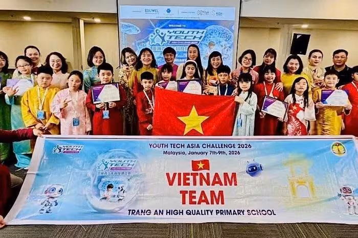 Học sinh Trường Tràng An thắng Huy chương Vàng & nhiều giải tại YTAC 2026