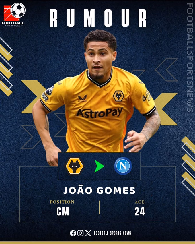 Jo&atilde;o Gomes đạt thỏa thuận c&aacute; nh&acirc;n với Napoli