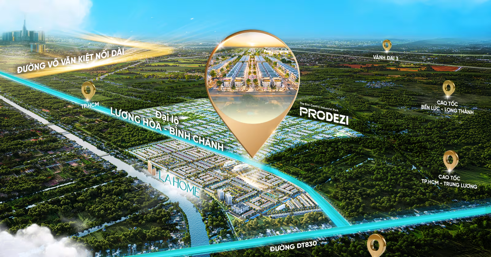 LA Home: Đón Lợi Thế Từ Đường Võ Văn Kiệt Nối Dài – Cơ Hội Đầu Tư Tây TP.HCM