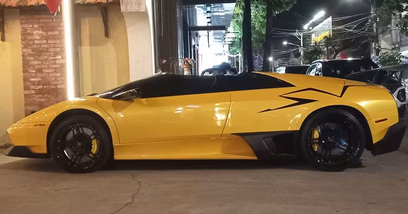 Lamborghini Murcielago LP640‑4 Roadster lộ diện trên phố Gia Lai – Cú sốc siêu xe 2026