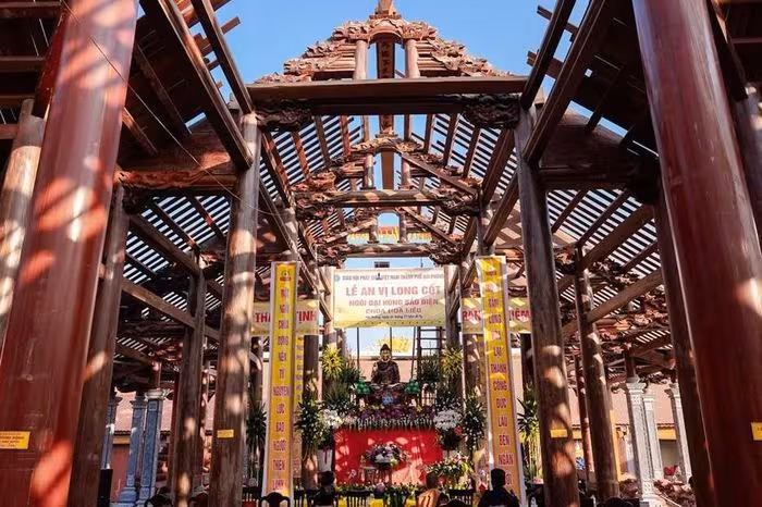 Lễ an vị long cốt khánh thành phần thô chùa Hòa Liễu, Hải Phòng