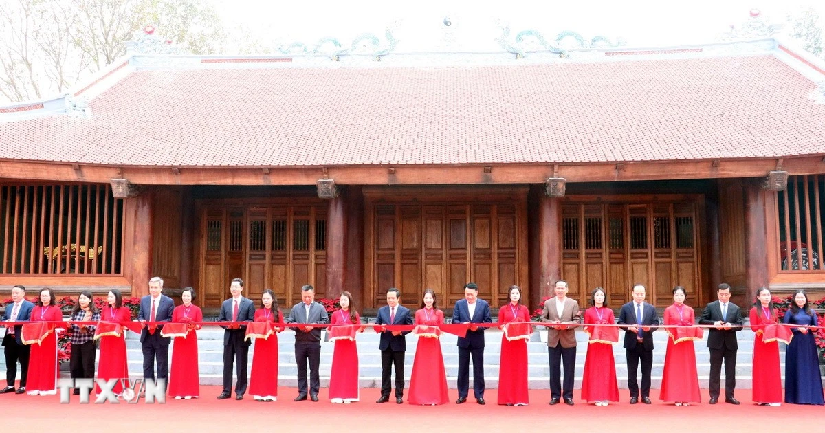 Lễ khánh thành dự án tu bổ Khu di tích Lê Hữu Trác: Di sản y học quốc gia được hồi sinh