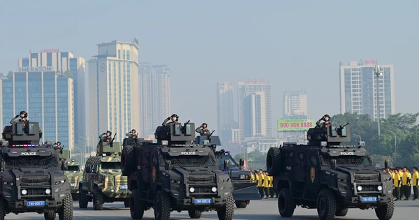 Lễ xuất quân Bộ Công an bảo đảm an ninh cho Đại hội Đảng XIV – Cực điểm 10/1 tại Mỹ Đình