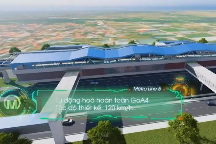 Metro Văn Cao‑Hòa Lạc đẩy nhanh giải phóng mặt bằng, đạt 83,5% tiến độ