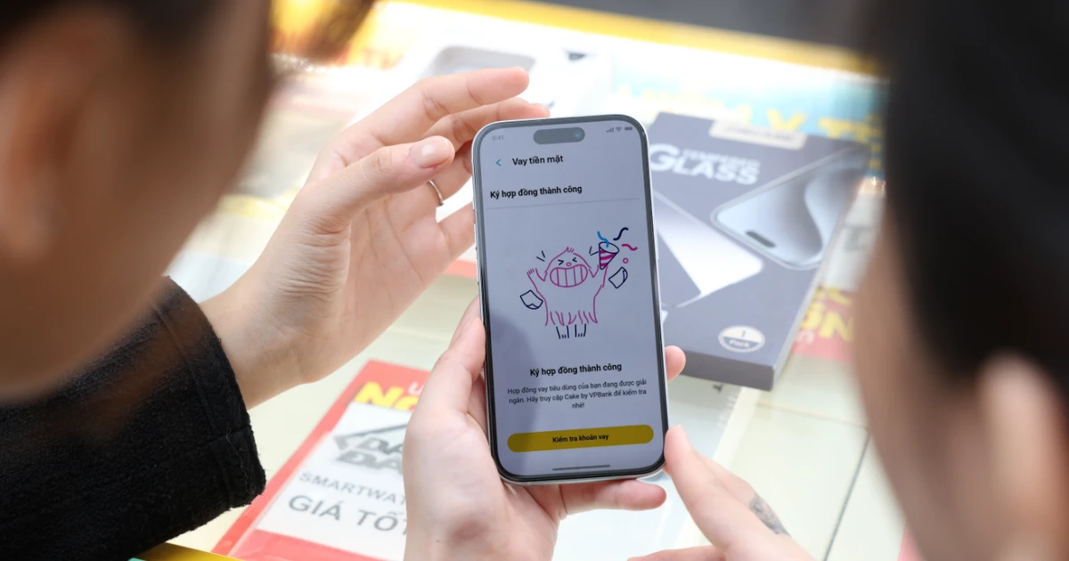 Ngân hàng số Cake by VPBank hợp tác Thế Giới Di Động cho vay tiền mặt qua ứng dụng Quà Tặng VIP