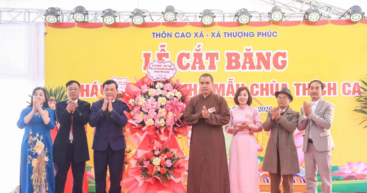 Nhà Mẫu chùa Thích Ca khai trương: Di sản văn hoá sống động tại Thượng Phúc