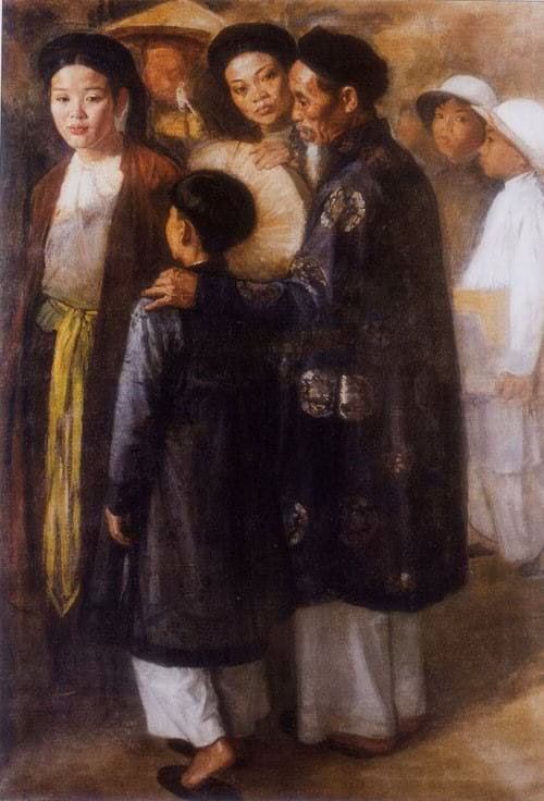 Phác thảo Victor Tardieu Phác thảo gia đình quyền quý của Victor Tardieu