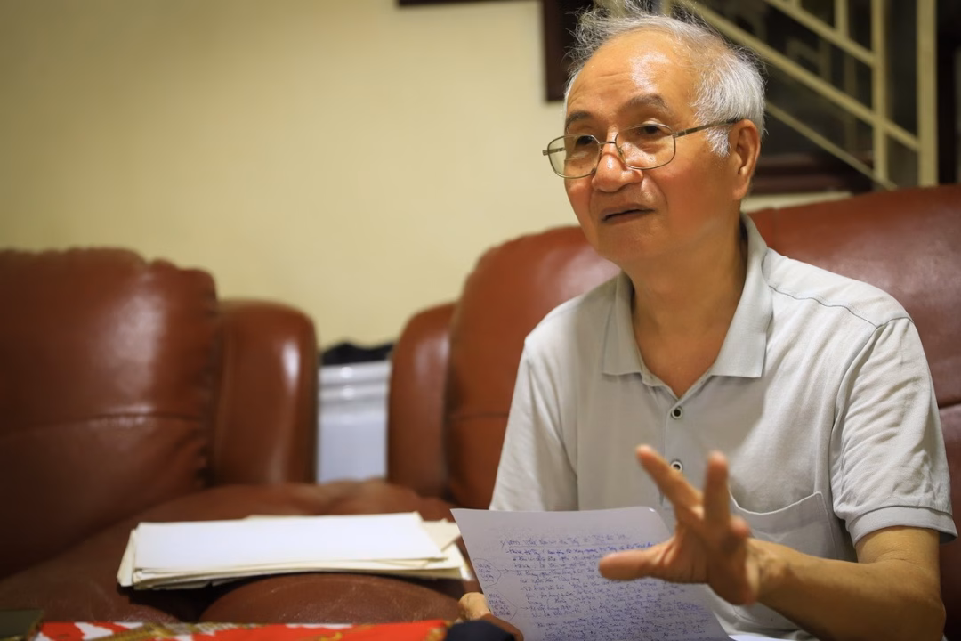 Phó Chủ tịch Hội Quy hoạch phát triển đô thị Việt Nam Đào Ngọc Nghiêm trong cuộc trao đổi với phóng viên Phó Chủ tịch Hội Quy hoạch phát triển đô thị Việt Nam Đào Ngọc Nghiêm trao đổi với phóng viên