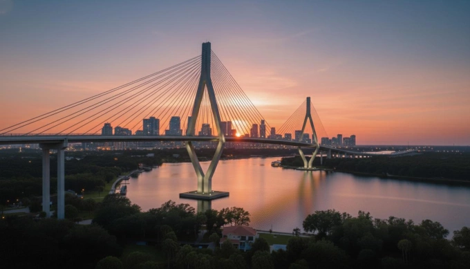 Phối cảnh dự &aacute;n cầu Ph&uacute; Mỹ 2. Ảnh: Masterise Group