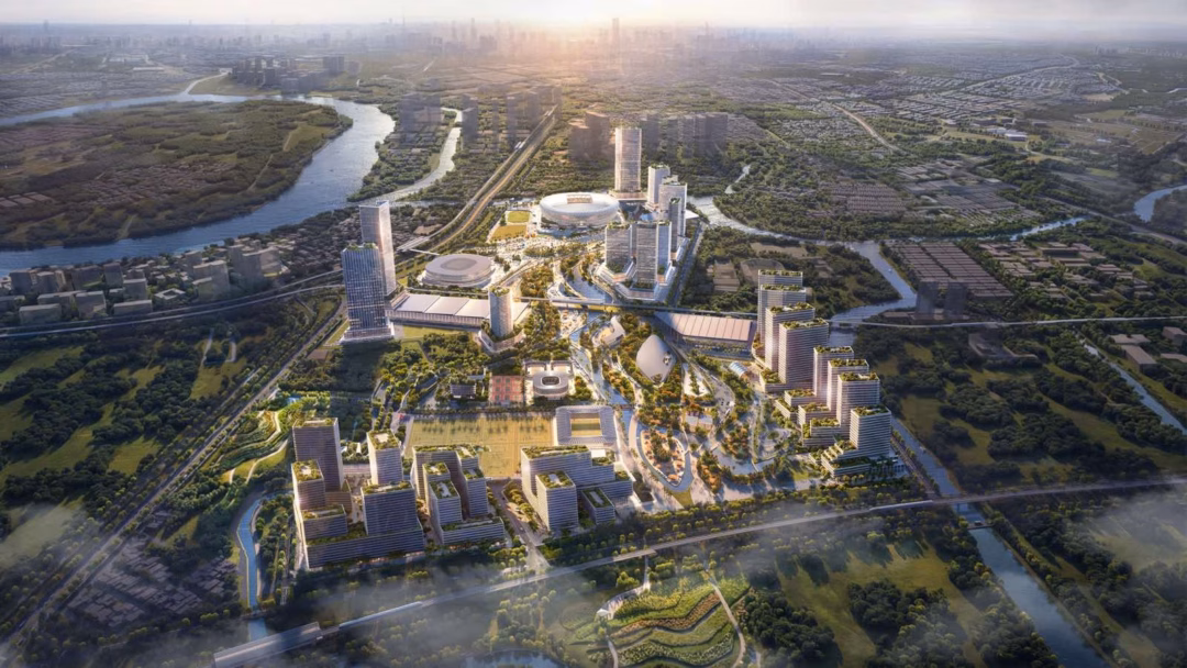 Phối cảnh Khu li&ecirc;n hợp Rạch Chiếc