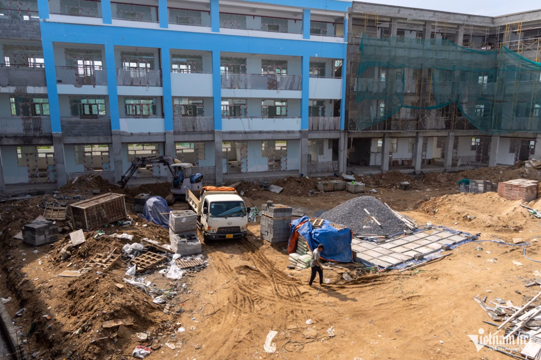 Nội thất ph&ograve;ng học Trường Tiểu học Trần Đại Nghĩa