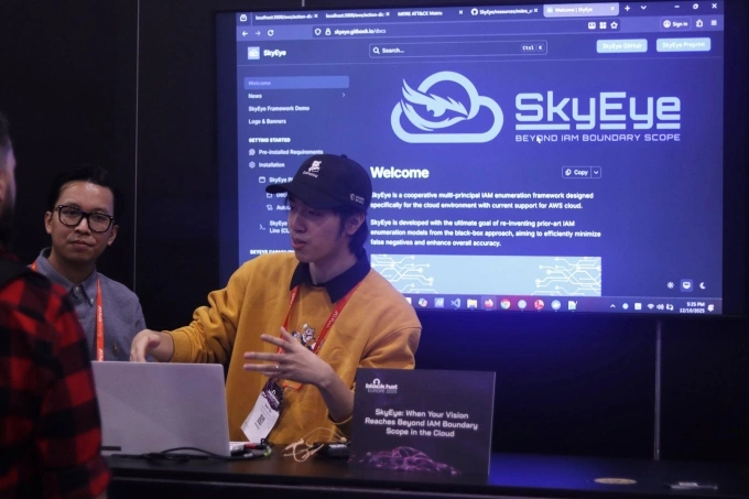SkyEye được tr&igrave;nh b&agrave;y tại Black Hat Europe 2025