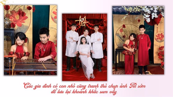 Nội thất studio chuẩn bị cho m&ugrave;a chụp ảnh Tết