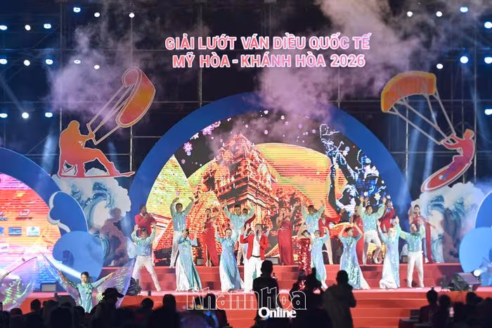 Sự bùng nổ nghệ thuật “Năng lượng biển” chào đón Giải lướt ván diều quốc tế 2026 tại Mỹ Hòa