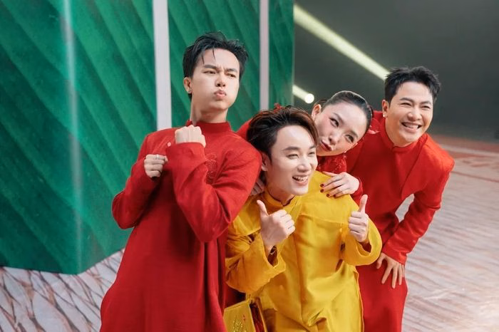 Tóc Tiên, Mai Tiến Dũng, Bùi Công Nam cùng Trúc Nhân Tóc Tiên, Mai Tiến Dũng, Bùi Công Nam cùng Trúc Nhân