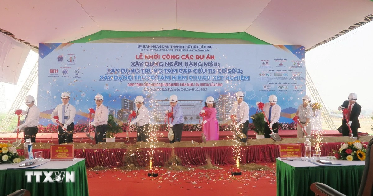 TP.HCM khởi công ba dự án y tế trị giá gần 1.500 tỷ đồng