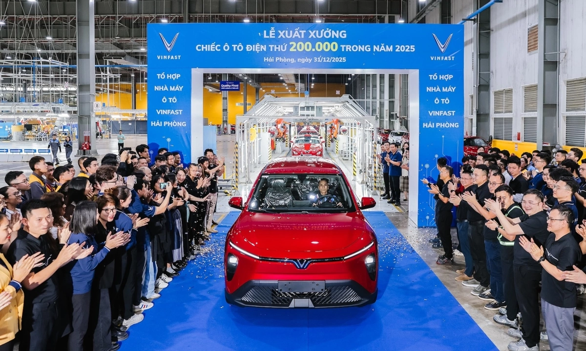VinFast Hải Phòng chạm mốc 200.000 xe điện xuất xưởng năm 2025 – Cột mốc lịch sử và triển vọng toàn cầu