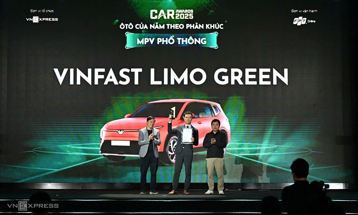 VinFast Limo Green giành danh hiệu MPV điện phổ thông năm 2025 – Đột phá trong phân khúc MPV