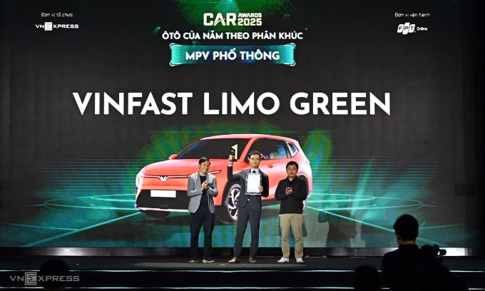 VinFast Limo Green – Ôtô của năm MPV điện phổ thông 2025 VinFast Limo Green giành danh hiệu Ôtô của năm MPV phổ thông 2025